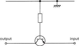 common-base connection