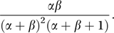 beta distribution
