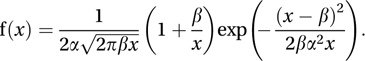 Birnbaum–Saunders distribution
