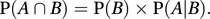 conditional probability