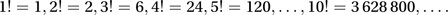 factorial