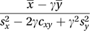 Fieller's theorem