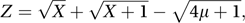 Freeman–Tukey transformation