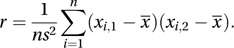 intraclass correlation coefficient