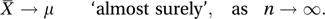 laws of large numbers
