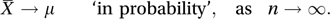 laws of large numbers