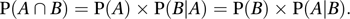 multiplication law for probabilities