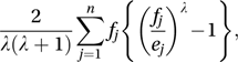 power-divergence statistics