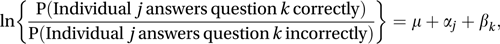 Rasch model