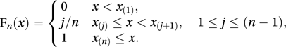 sample distribution function