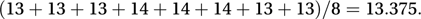 sample mean