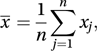 sample variance