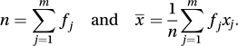 sample variance