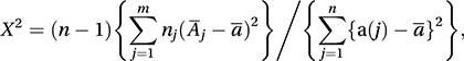 test for equality of scale