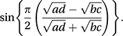 two-by-two table