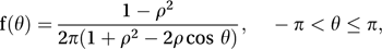 wrapped Cauchy distribution