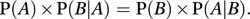 conditional probability