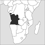 locator map of Angola