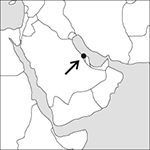 locator map of Bahrain