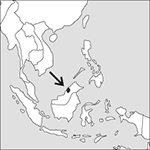 locator map of Brunei
