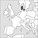 locator map of Albania