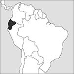 locator map of Ecuador