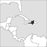 locator map of Haiti