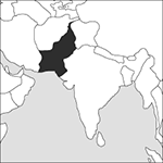 locator map of Pakistan