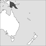 locator map of Papua New Guinea